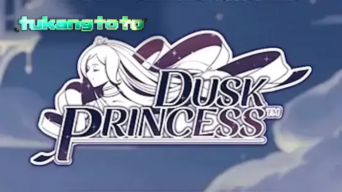 Tampilan visual slot Dusk Princess dengan tema anime fantasi di layar ponsel